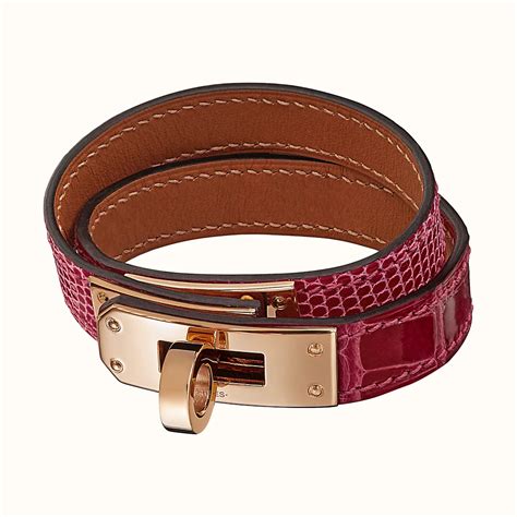 hermes kelly double tour leather bracelet price|kelly bangle bracelet in gold.